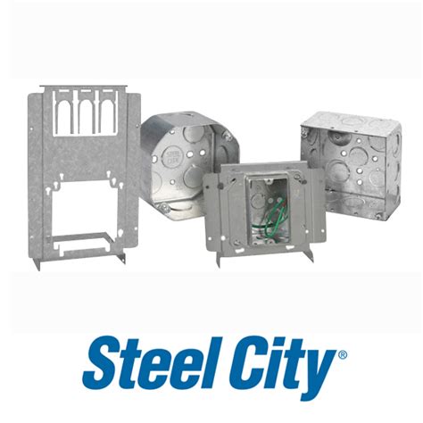 steel city bracket box 2 1 8|steel city metallic box.